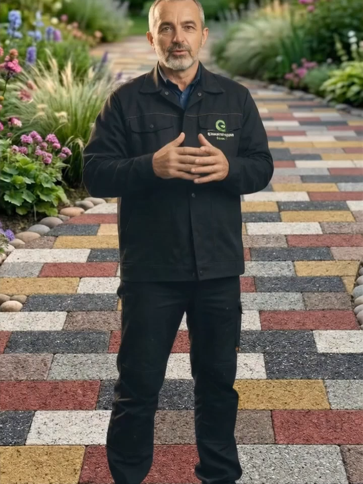 Pavele model caramida cu suprafata de granit